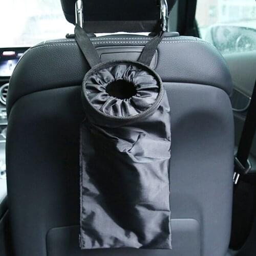 Car Seat Back Trash Holder Hang Litter Bag Garbage Storage Rubbish Container Oxford Cloth Automobile Waste Bins Cleaning Tools