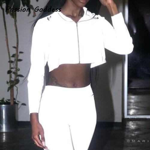 Casual Women Luminous Reflective Jackets Hoodies Zipper Loose Jackets Outwear Jogger Jacket Windbreaker Feminino Manteau Femme