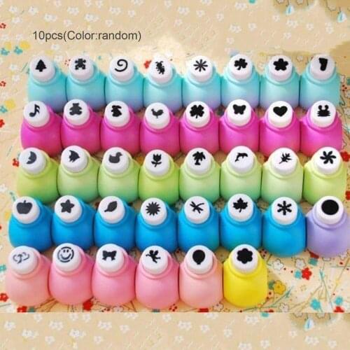 10 pcs/lot Mini DIY Craft Scrapbooking Manual Embossing Device EVA Foam Paper Embossing Tools For DIY Gift Card Paper Punch