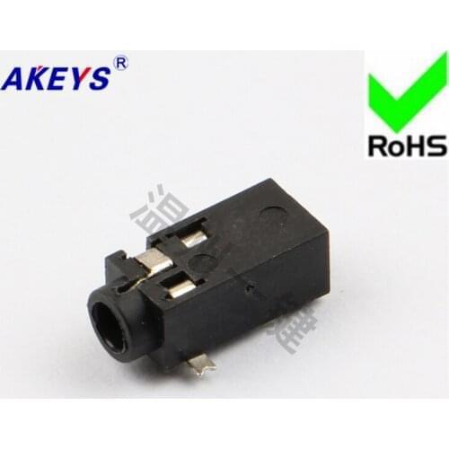 10 PCS PJ-218 power outlet 2.5 headphone socket 4 foot patch 2 fixed foot 2.5 MM socket base
