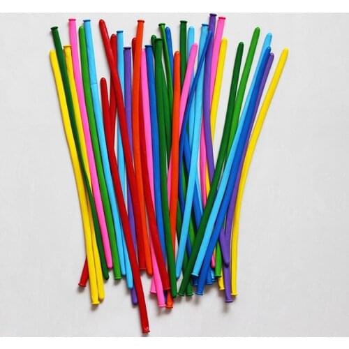 100Pcs Magic long Balloons Wedding Party Decoration Mixed Color Kids Toys Latex Twist Long Balloon Birthday Party Supplies