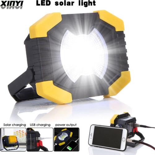 100W LED Work Light USB Rechargeable Solar energy led Light Built-in Battery Spotlight Flashlight Lantern,Outdoor Camping Lamp