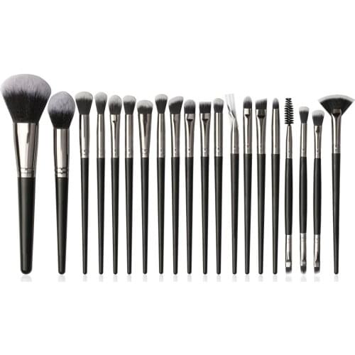 12-20Pcs Makeup Brushes Natural Hair Eyeshadow Blending Eyeliner Makeup Brush Set Shader Eyebrow brochas maquillaje