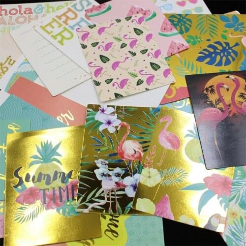 20Pcs Flamingo Cardstock Die Cuts for Scrapbooking DIY Projects/Photo Album/Card Making Crafts