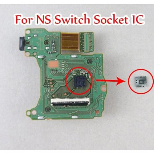 2pcs For NS Switch Game Socket Slot motherboard Image power Touch Chip IC Charging IC Chip Audio Video Control IC