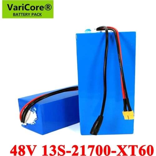 VariCore 48V 30ah 25ah 20ah 15ah 54.2v Power 30A BMS batteries 21700 Lithium Battery Pack For Electric bike Electric Scooter