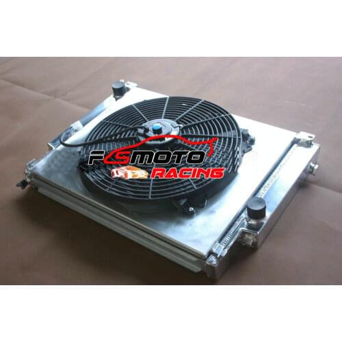 ALUMINUM RADIATOR + SHROUD FAN FOR BMW E36 M3 Z3 323 IC/IS 325I/IC/IS 328I/IC/IS 325TD MT 1992-1999 S50 S52 M50 M52 3.0L 3.2L