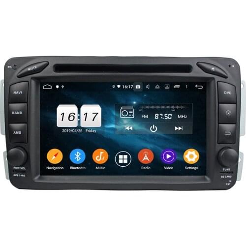 7" 2 Din Android 10.0 8 Core 4+32GB 4+64GB For BENZ ML W163 CLK W209 Car Radio Multimedia Player Audio Stereo DVD Player DSP GPS