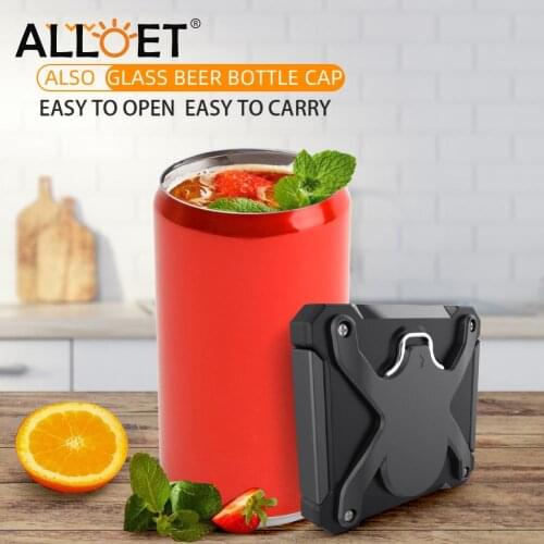 Topless Can Opener Portable Lightweight Multifunctional Drink Beer Cola Bottle Tin Beverage Can Opener Outdoor Kitchen Bar Tool
