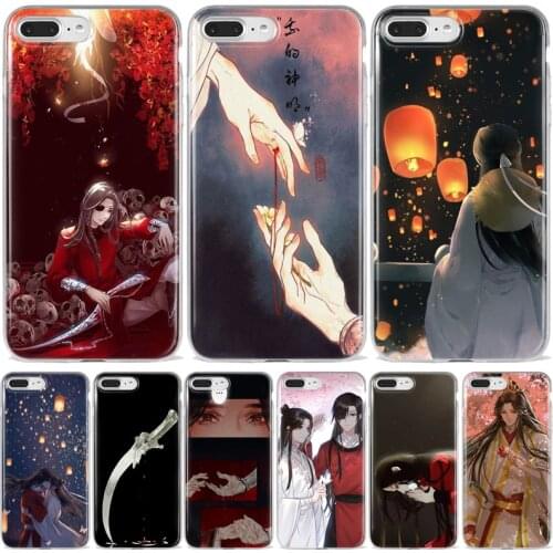Aesthetic Chinese style Tian Guan Ci Fu Phone Case For iPhone 11 12 Mini Pro XS X XR Max 8 7 6 Plus Case Soft TPU Fundas Coque