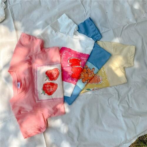 DFXD Short Sleeve T-shirts For Girls