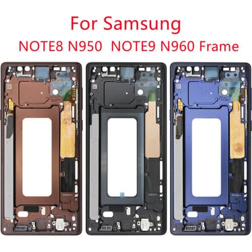 For Samsung galaxy NOTE8 N950 NOTE9 N960 Middle Frame Midplate Bezel Chassis Housing Parts