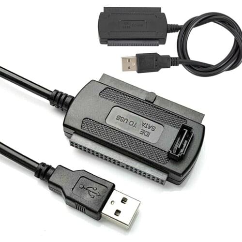 USB 2.0 To IDE SATA Adapter Converter Cable For 2.5 3.5 Inch Hard Drive HD