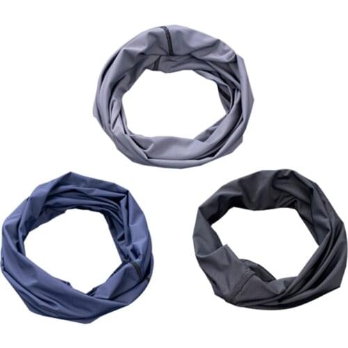 3pcs Summer Cooling Neck Gaiter Face Outdoor Headwear Balaclava Bandana Sports Tube UV Face Cover for Men Women Magic Scarf