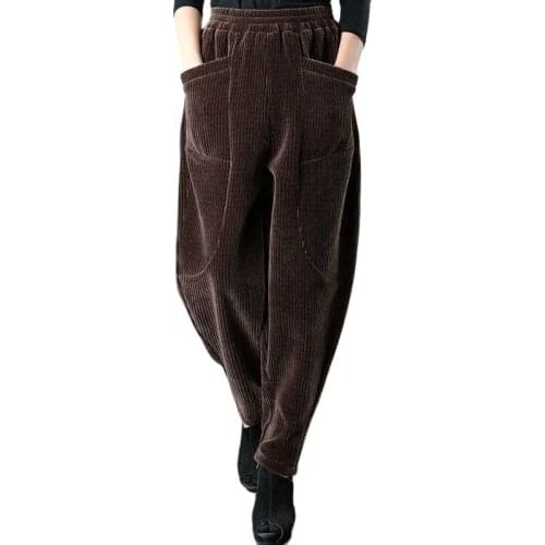 LAIPING Women's Corduroy Trousers