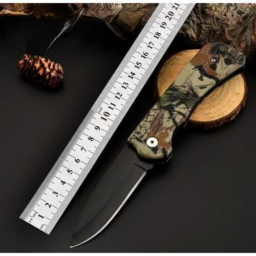 Stainless Steel Camping Knife Multifunctional Outdoor Survival Self-defense Knife Folding Knife Bladed Tactical Knife Cool Gift