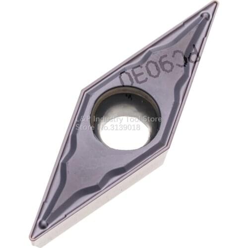 New Genuine Korea Korloy VCMT160404-HMP PC9030 Carbide Inserts For Stainless Steel VCMT160404HMP PC9030 Cutting Blade Lathe Tool