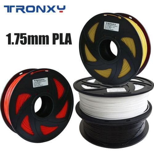 TRONXY PLA 1.75mm Filament 1KG Printing Materials For 3D Printer Extruder Pen Plastic Accessories Black White USA NatureWors