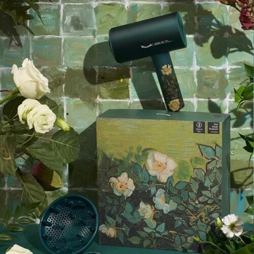 Youpin 1800W Professional Blow Dryer Aluminum Alloy Powerful Electric Dryer Orginal Europe EU Plug Vangogh SOOCAS H5 Anion Hair