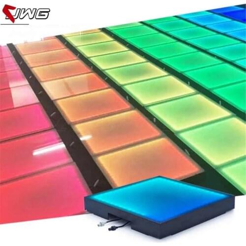 Rainbow LED Dance Floor 50cm X 50cm Dance Panels Light Up Waterproof Panel Wedding Floor Party Disco