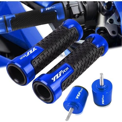7/8'22mm Motorcycle Handlebar Grips End Handle Bar Cap Ends Plug For Yamaha YZFR1M YZF-R1M 2015 2016 2017 2018 2019 2020 2021