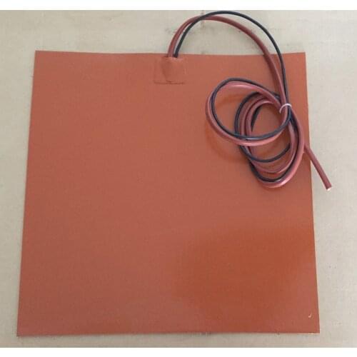 Silicone a hot silicone bed 220v 800w 200x550mm per stampante 3d letto calore Heating film NTC 100k thermistor Silicone heater