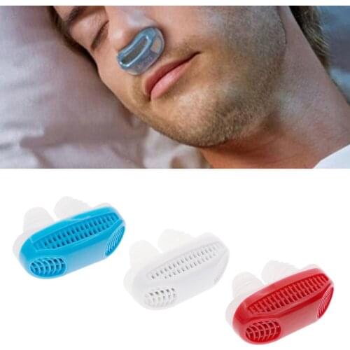 Silicone anti snoring Nasal Dilators Anti Snore Nose Clip Sleep Tray Sleeping Aid Apnea Guard Night Device