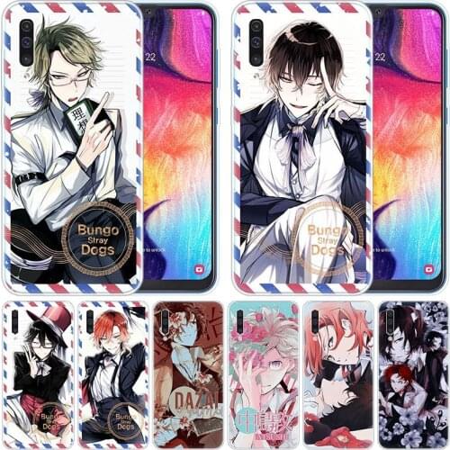 Luxury Silicone Case Bungou Stray Dogs Anime for Samsung Galaxy A50 A70 A80 A40 A30 A20 A10 A20E A2 CORE A9 A8 A7 A6 Plus 2018