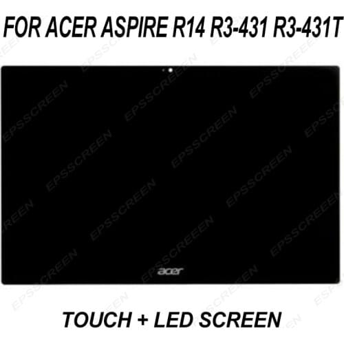 Replace for Acer Aspire R14 R3-431 R3-431T Touch LED LCD Screen Digitizer Assembly display sense glass panel