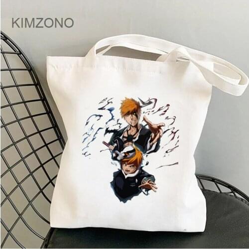 Death Note Bleach-ichigo shopping bag recycle bag shopper eco jute bag reusable bag ecobag shoping sac tissu