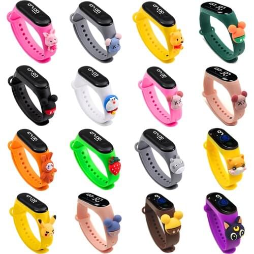 Sports Children Watches LED Digital Wrist Watch Bracelet Kids Outdoor lovely Watch for Boys Girls Electronic Date Reloj Infantil