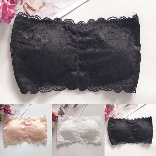 Comfort Underwear Push Up Tube Tops Ladies Intimates Bra Sexy Lace Sleepwears Wrapped Chest Seamless Invisible Bra Underwear
