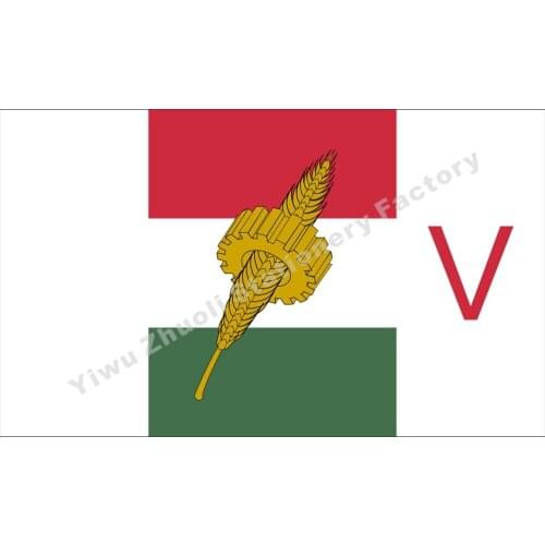 Hungary Party National Unity Flag 144X96cm (5x3FT) 120g 100D Polyester Double Stitched High Quality Banner Free Shipping