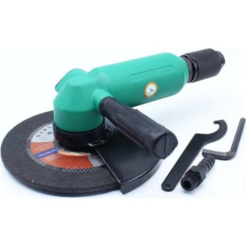 High Quality 7" (180mm) Heavy Duty Pneumatic Angle Grinder 90 Degree Air Grinder Machine Pneumatic Grinding Tool