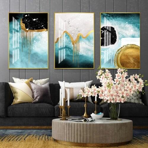 Bright Shine Abstract Art Painting Crystal Porcelain Painting Home Hotel Luxury Decoration Diamond Inlay Modern Painting