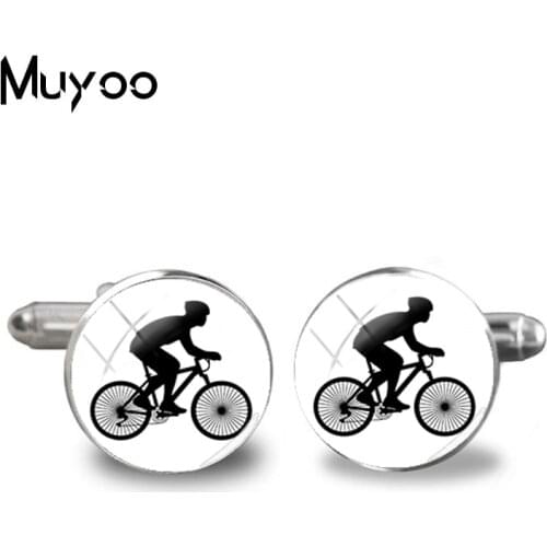 2018 New Bicycle Cufflinks Bike Wheel Mountain Cufflink Cyclist Racing Bicycle Racer Mens Accessories Cuff link Groomsmen gifts