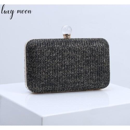 Womens Chain Handbag Weave Evening Clutch Bag Wedding Party Purse Fashion Female Shoulder Messenger Bag ZD1911