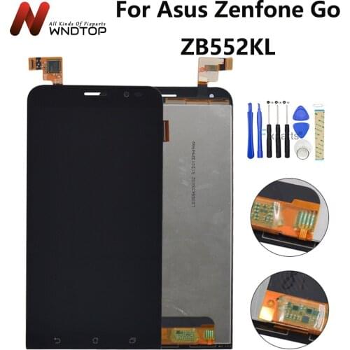 100% Tested 5.5" For Asus Zenfone GO ZB552KL X007D LCD Touch Screen For Asus Zenfone GO ZB552KL LCD Display Assembly+Tools
