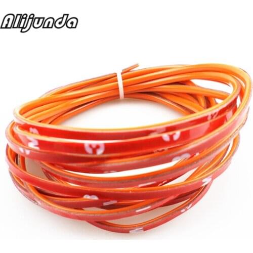 5M * 4mm Car Interior Styling Car DIY Decoration Strip Line Sticker for Ford Focus Fusion Escort Kuga Ecosport Fiesta Falcon