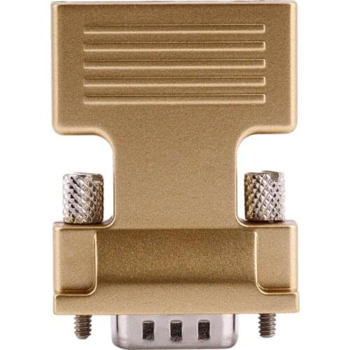 50pcs New HDMI Female to VGA Male Converter with Audio Adapter Support Full HD 1080P Output Golden Wholesale