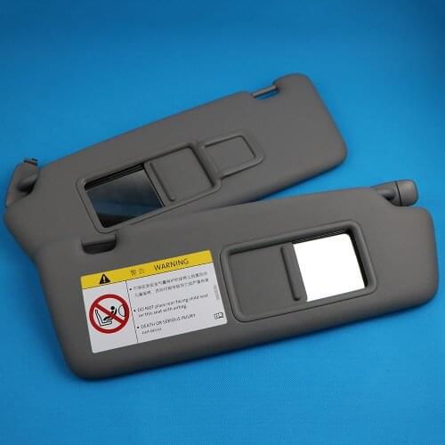 8V0857551 8V0857552 Right Dark Gray Front Sun Visor Panel With Makeup Mirror For AUDI A3 Sportback 2014 2015 2016 2017 2018 2019