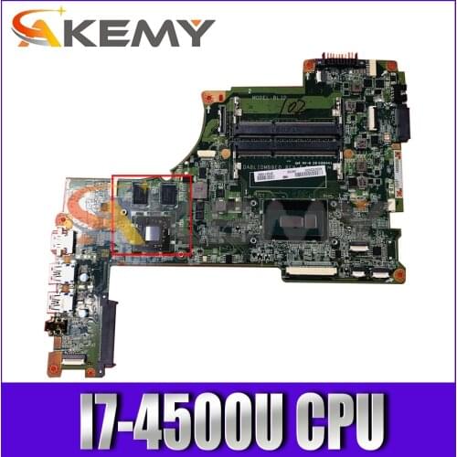 AKEMY DABLIDMB8E0 For Toshiba Satellite L50 L55 L50T-B L50-B L55-B Motherboard I7-4500U CPU DABLIDMB8E0 work 100% original