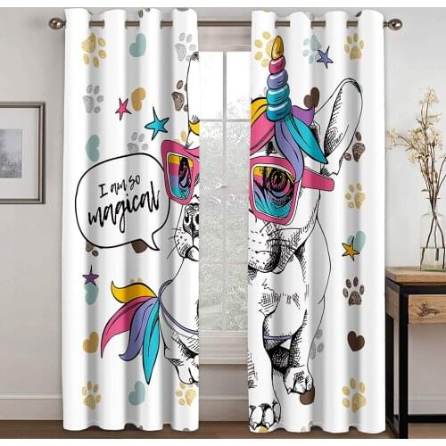 ALWSREH Curtains In The Nursery At The Window