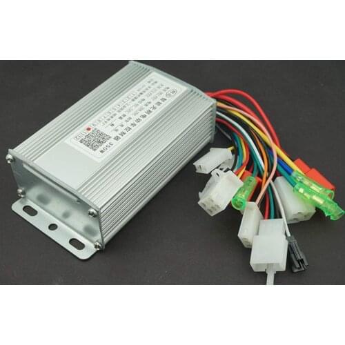 Aluminum Brushless Controller with Hall Sensor for E- bike Electric Bike Scooter with/without Hall Sensor ,350W 36V/48V