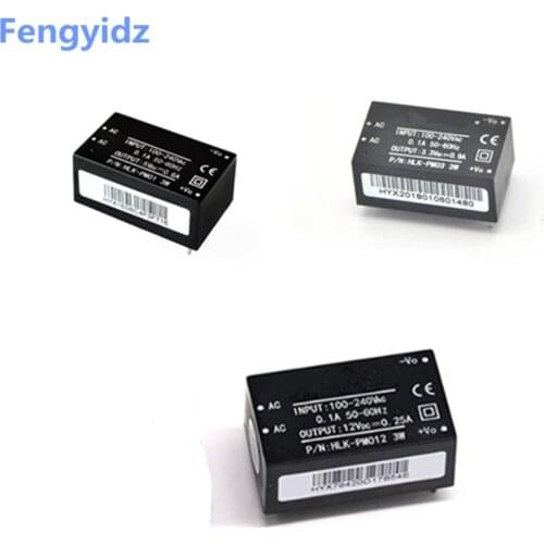 HLK-PM01 HLK-PM03 HLK-PM12 AC-DC 220V to 5V/3.3V/12V mini power supply module,intelligent household switch power supply module