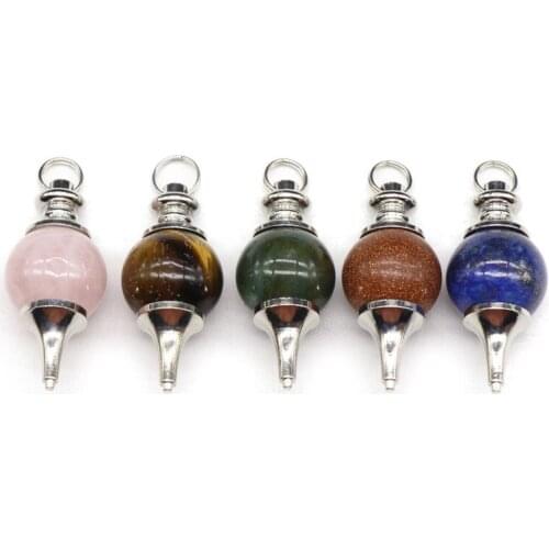 Crystal agate semi-precious stones many beads ling pendant female divination asking feng shui practice energy stone wholesale