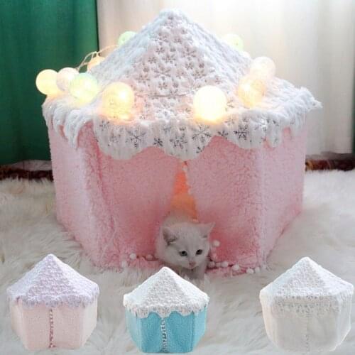 Hot Sell Pet Tent Dog House For Cat Tent Delivery Room Puppy Kennel Cage Comfortable Warm Indoor Fence Portable Pet Bed Supplies