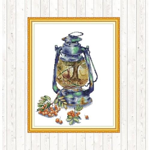 Autumn Impression Counted Dmc 14ct 11CT Cross Stitch Wall Home Decor Cross Stitch Kit Needlepoint DIY Embroidery Needlework Sets
