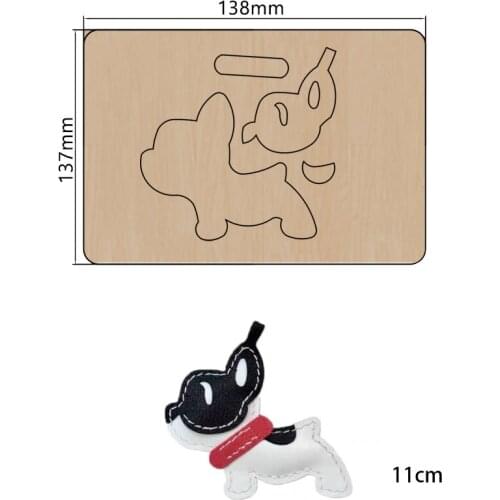 2021 New puppy cutter Cutting Die Mold Diy Scrapbook Decoration Wooden Knife Mould Suitable For Fustelle