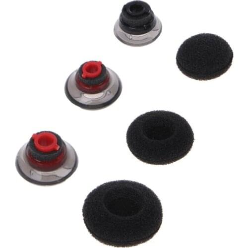 2021 New Soft Silicone Ear Pads Earphone Clear Earbuds Tips Eargels Black Foam Accessories for plantronics Voyager 5200 Earphone